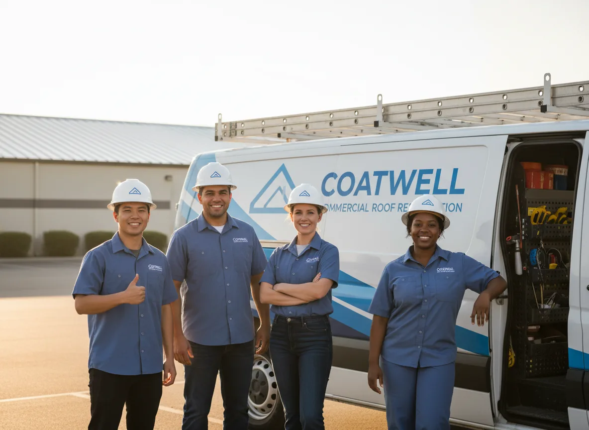 Commercial roof coating company in Bitely, MI